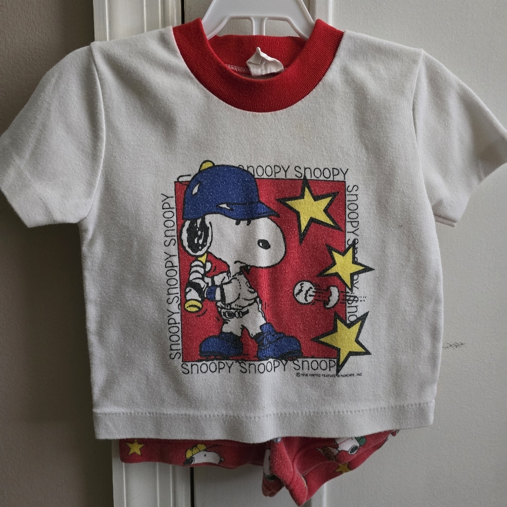 90s vintage short pj set